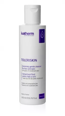 IVATHERM TOLERISKIN DEMACHIANT FATA SI OCHI 200ML