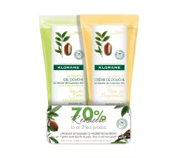 KLORANE PROMO GEL DUS APA DE YUZU 200ML + 70% RED LA CREMA DUS FLORI DE FRANGIPANI 200ML