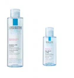 LA ROCHE POSAY PROMO APA MICELARA ULTRA-PIELE REACTIVA 200ML+100ML CADOU