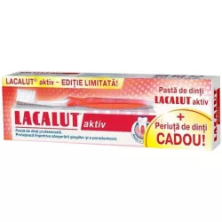 LACALUT AKTIV PASTA DE DINTI 75 ML+PERIUTA CADOU