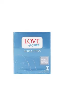LOVE PLUS PREZERVATIVE SENSATIONS 3 BUC