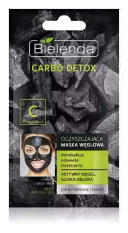 MASCA DE FATA CU CARBUNE ACTIV SI CHLORELA PT PUS BIELENDA