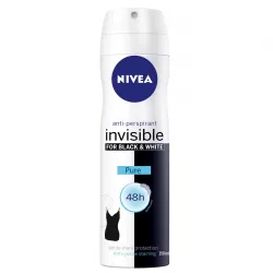 NIVEA DEO SPRAY FEMININ BLACK&WHITE PURE 150 ML