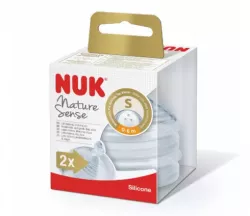 NUK NATURE SENSE TETINA SILICON S 6-18 LUNI 2 BUC