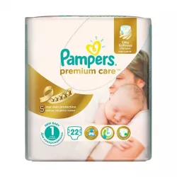 PAMPERS NR 1 PREMIUM CARE 2-5KG 22BUC