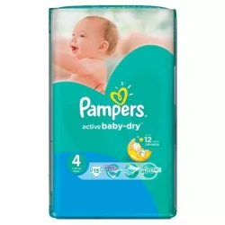 PAMPERS NR 4 ACTIVE BABY 7-14 KG 13 BUC