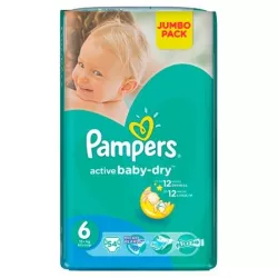 PAMPERS NR 6 ACTIVE BABY 54 BUC