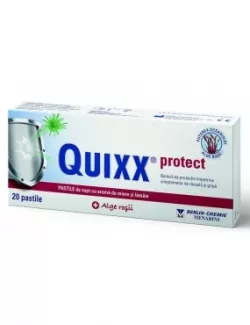 QUIXX PROTECT PASTILE DE SUPT CU MIERE SI LAMAIE 10 MG 20 TB BERLIN CHEMIE