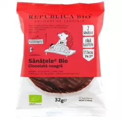 REPUBLICA BIO SANATELE BIO CIOCOLATA NEAGRA, ECOLOGIC, FARA GLUTEN, 32G
