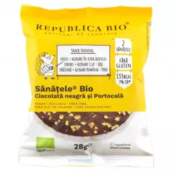 REPUBLICA BIO SANATELE BIO CIOCOLATA NEAGRA SI PORTOCALA - ECOLOGIC, FARA GLUTEN, 28G
