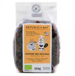 REPUBLICA BIO STAFIDE BIO SULTANA  FARA GLUTEN, ECOLOGIC, 250G