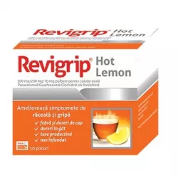 REVIGRIP HOT LEMON 500 mg/200 mg/10 mg x 10 WRAFTON LABORATORIES