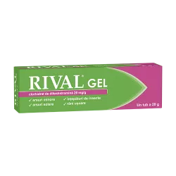 RIVAL 20 mg/g x 1 GEL 20mg/g FITERMAN PHARMA S R