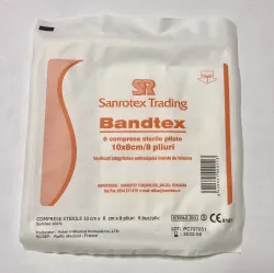 SANROTEX COMPRESE STERILE PLIATE 10CM/8CM