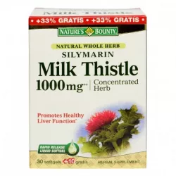 SILIMARINA MILK THISTLE 1000 mg 30+10 caps