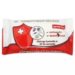 SPRING LINE SERVETELE UMEDE ANTIBACTERIENE 15 BC