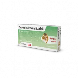 SUPOZITOARE CU GLICERINA PT  COPII x 12 SUPOZ. 1405mg ANTIBIOTICE SA