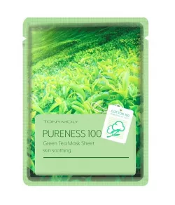 TONYMOLY MASCA CU EFECT CALMANT CU CEAI VERDE , PURENESS