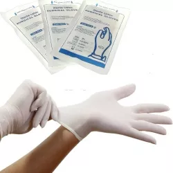 TOP GLOVE MANUSI CHIRURGICALE STERILE LATEX PUDRATE 7.5 X 2BUC