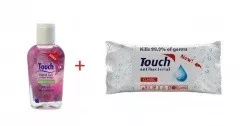 TOUCH GEL59 ML VIOLET+ SERVETELE