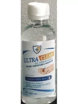 ULTRA CLEAN HEL HIDROALCOLIC PENTRU IGIENIZAREA MAINILOR 60ML