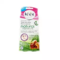 Veet benzi ceara rece pentru fata cu ulei de argan x 20 benzi