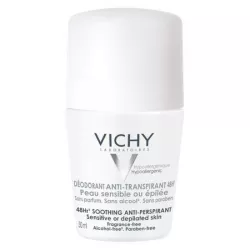 VICHY DEO ROLL ON ANTIPERSPIRANT SENSITIVE 48H FARA PARFUM 50ML
