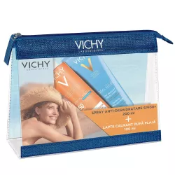 VICHY PROMO CAPITAL SOLEIL SPRAY ANTI DESHIDRATARE SPF 50+ 200ML+ 100ML LAPTE DUPA PLAJA