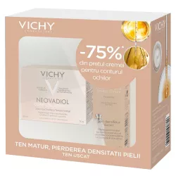 VICHY PROMO NEOVADIOL CREMA DE ZI PNM 50ML + 75% REDUCERE LA NEOVADIOL CREMA CONTUR OCHI 15ML