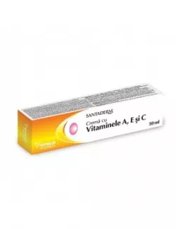 VITALIA SANTADERM CREMA CU VITAMINA A ,C SI E 50ML