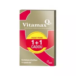 VITAMAX Q10 15CAPS PROMO 1+1(50%REDUCERE LA AL DOILEA PRODUS)