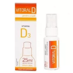 VITORAL D SPRAY PT COPII 400 UI 25 ML
