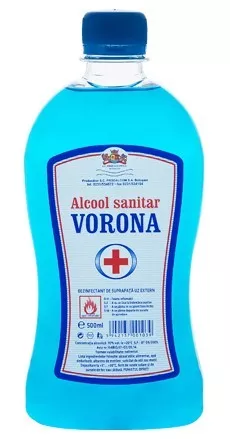 VORONA ALCOOL SANITAR 70% 500ML