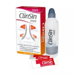 ZDROVIT CLINSIN MED JUNIR SET IRIGATOR PENTRU CLATIREA NASULUI SI A SINUSURILOR