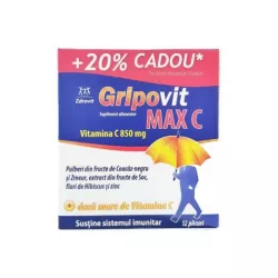 ZDROVIT GRIPOVIT MAX C 10PLICURI CADOU 2PL