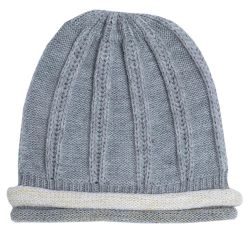 Caciula Chicco, tricot, gri, 3