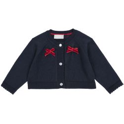 Cardigan copii Chicco, albastru inchis, 68