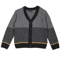 Cardigan copii Chicco, gri deschis, 98