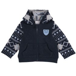 Cardigan copii Chicco, albastru inchis, 74