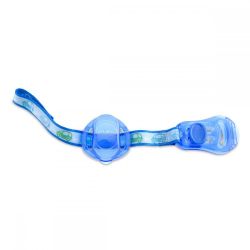 Lantisor Chicco cu capac de protectie pentru suzeta, 0luni+, Blue
