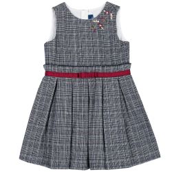 Rochie copii Chicco, negru cu alb, 92
