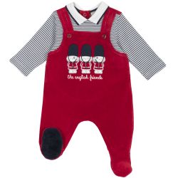 SALOPETA VELUR BEBE, DESCHIDERE SCUTEC, 56