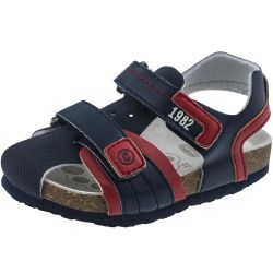 Sandalute copii Chicco, bleumarin cu rosu, 32