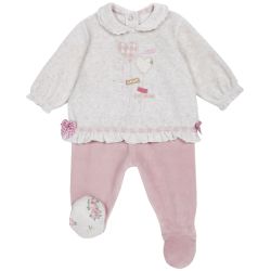 Set pantalon + bluza copii Chicco, corai, 56