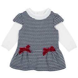 Set rochie si body copii Chicco, alb, 62