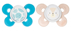 Suzeta Chicco silicon Physio Comfort, 6-16luni, baieti