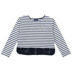 Tricou copii Chicco, maneca lunga, bleumarin, 116