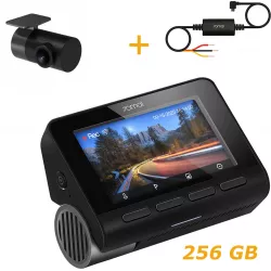 70mai Dash Cam A800S-1C cu 256GB, Set 2 camere auto fata + spate RC06 + Cablu auto UP02, Rezolutie 4K, Ecran 3.0" IPS, GPS, Wi-Fi