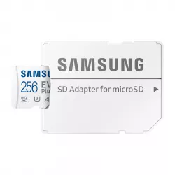 SAMSUNG EVO Plus 256GB, Card de memorie microSD, UHS-1, Class 10, A2, V30