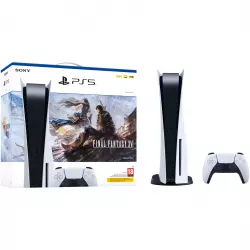 SONY Playstation 5 Disc + Joc Final Fantasy XVI, Consola de jocuri PS5, 825GB